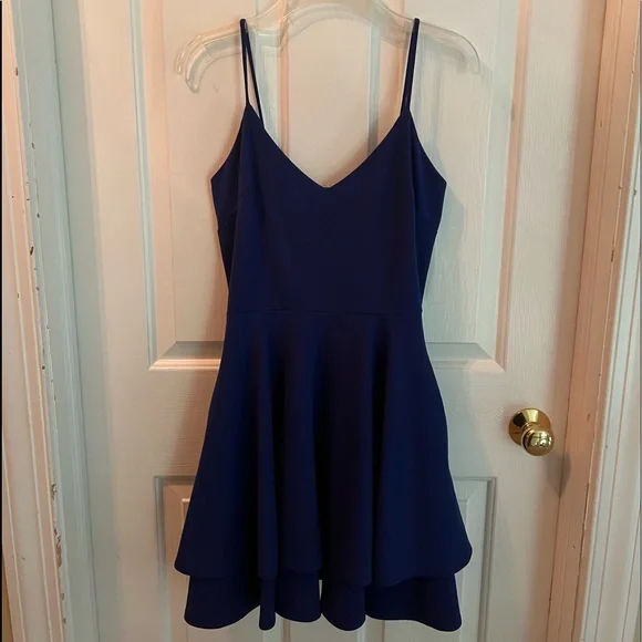 Windsor | Dresses | Dark Blue Mini Dress From Windsor | Poshmark